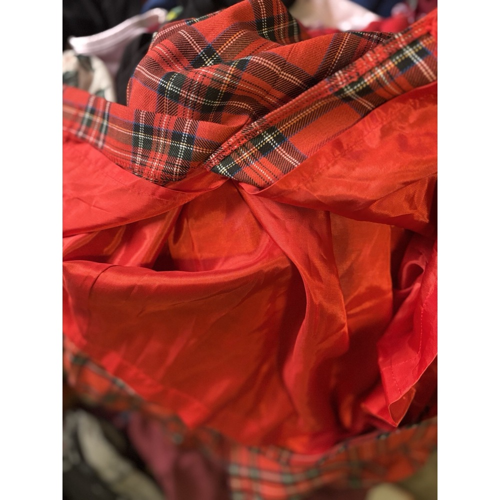 Vintage Dress Womens 12 Tartan Plaid Western country Santa Fe by Jim Tremblay - Picture 9 of 10